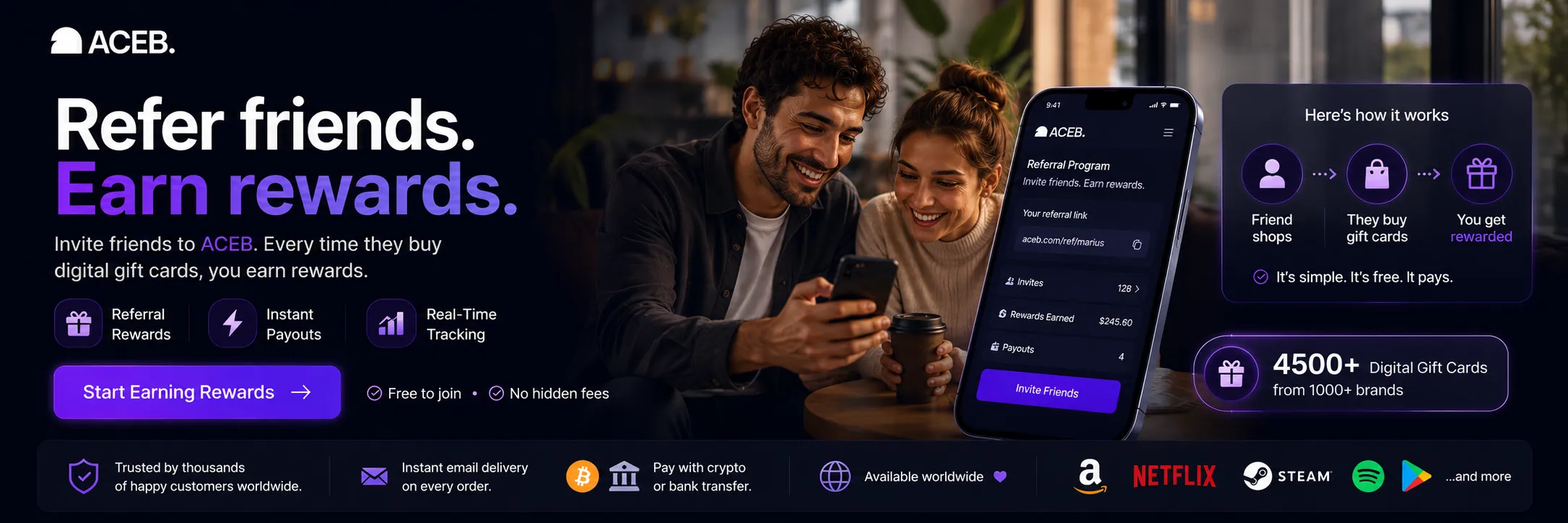 Start Earning Rewards