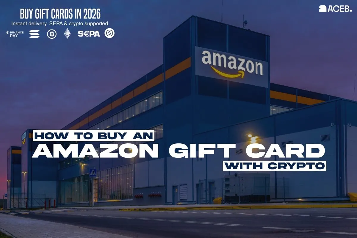 How to buy an Amazon gift card with crypto on ACEB.com