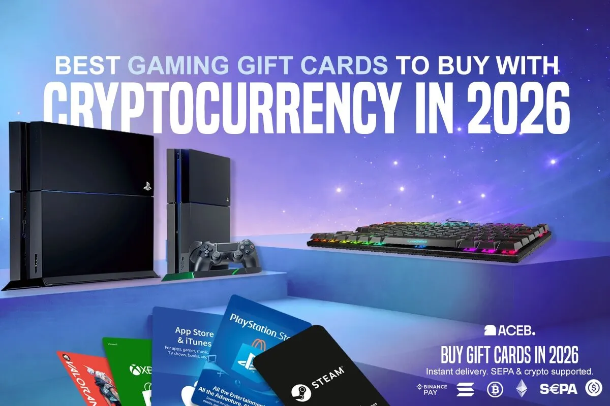 Best gaming gift cards to buy with cryptocurrency in 2026 including Steam, PlayStation and Xbox cards