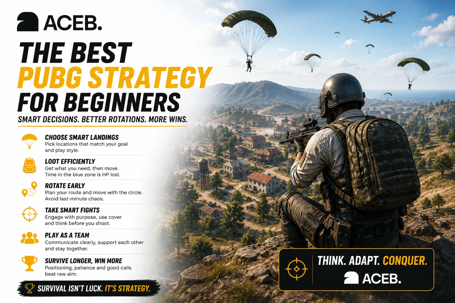 The best PUBG strategy for beginners