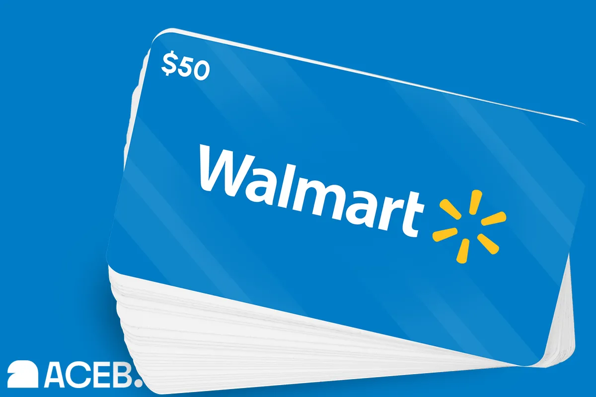 Walmart Gift Card available for purchase with Bitcoin and crypto on ACEB