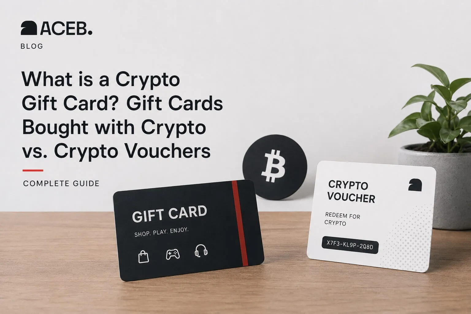 What Is a Crypto Gift Card? Gift Cards Bought with Crypto vs Crypto Vouchers