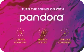 Pandora Music USA Gift Card